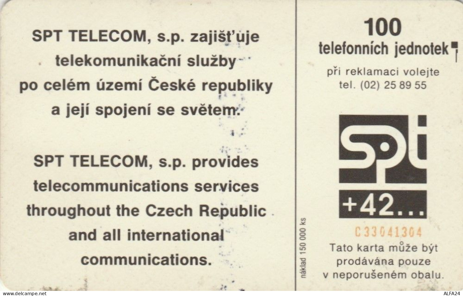 PHONE CARD REPUBBLICA CECA (J.41.6 - Tschechische Rep.