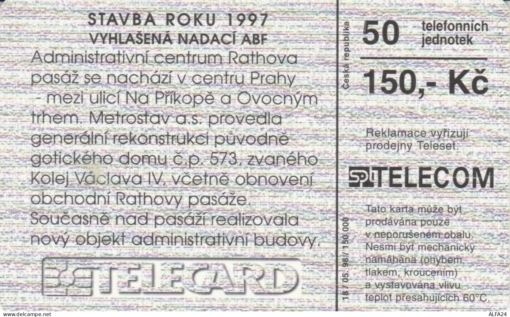 PHONE CARD REPUBBLICA CECA (J.41.4 - Czech Republic