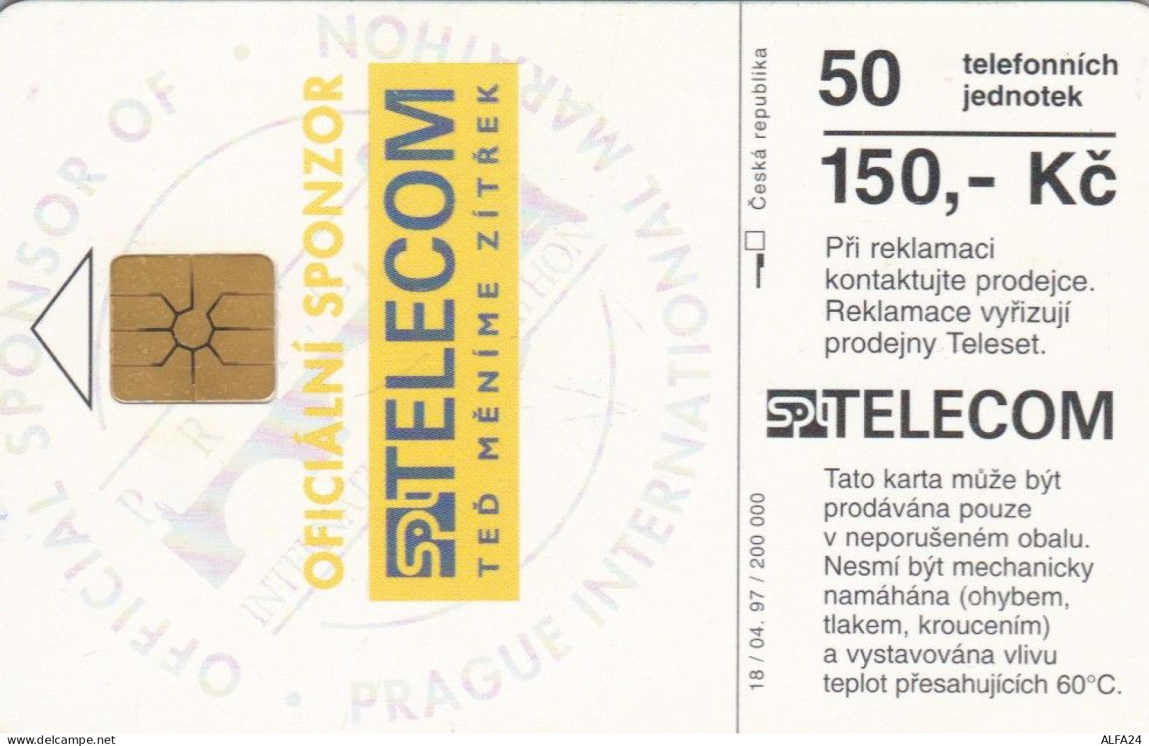 PHONE CARD REPUBBLICA CECA (J.38.5 - Tchéquie