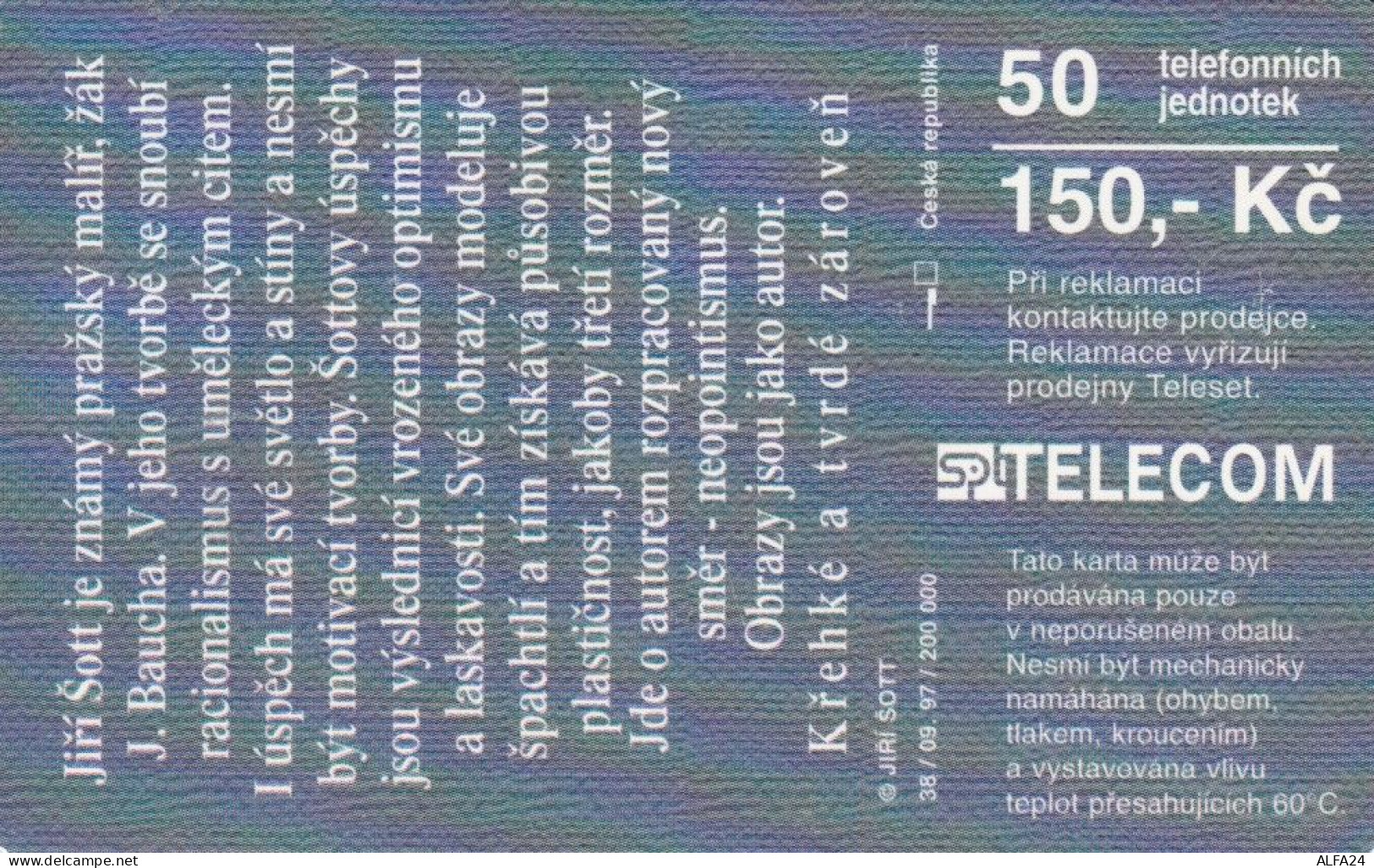 PHONE CARD REPUBBLICA CECA (J.36.5 - Tsjechië