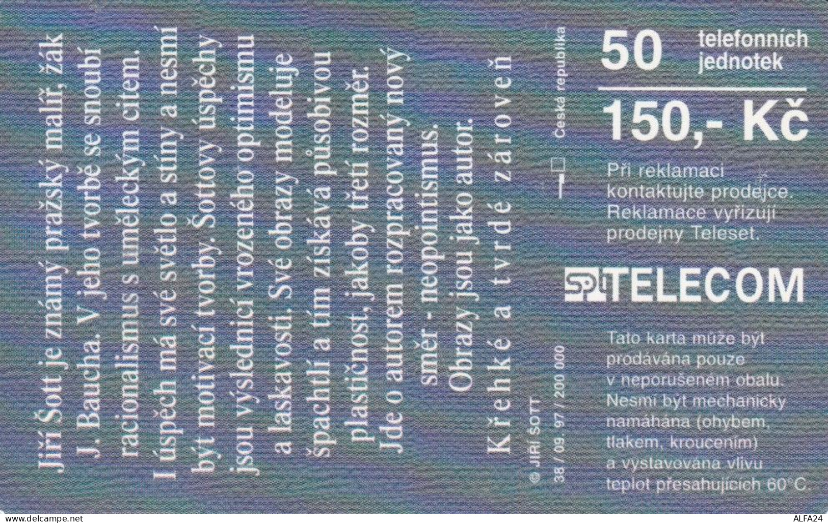 PHONE CARD REPUBBLICA CECA (J.36.5 - Tchéquie