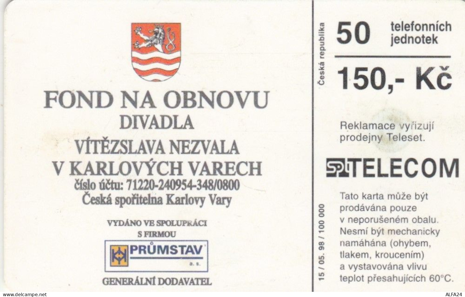 PHONE CARD REPUBBLICA CECA (J.35.4 - Tchéquie