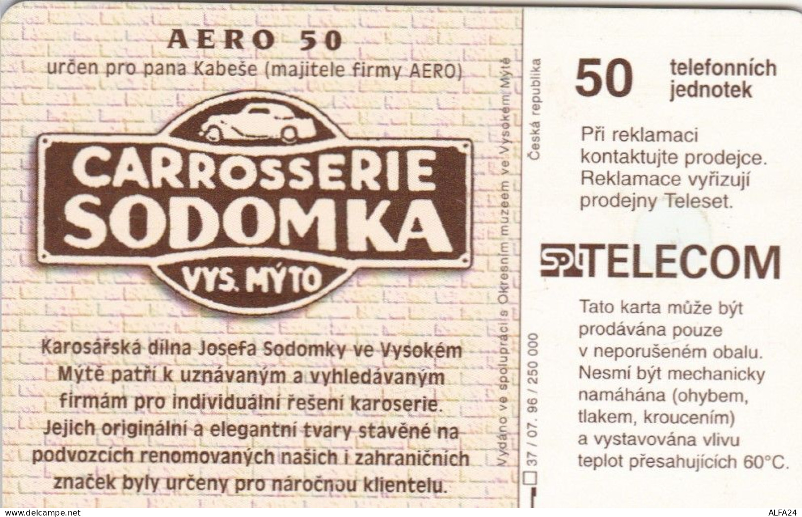 PHONE CARD REPUBBLICA CECA (J.30.4 - Czech Republic