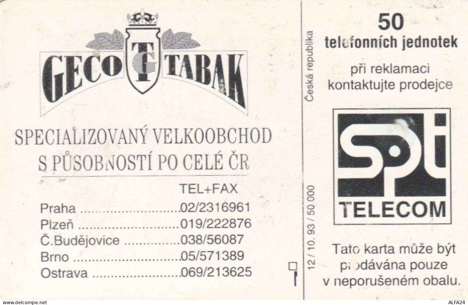 PHONE CARD REPUBBLICA CECA (J.30.1 - Tschechische Rep.