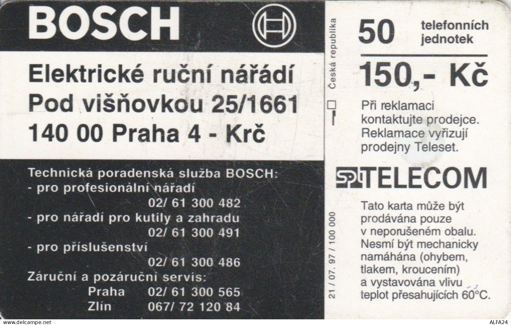 PHONE CARD REPUBBLICA CECA (J.33.6 - Tchéquie
