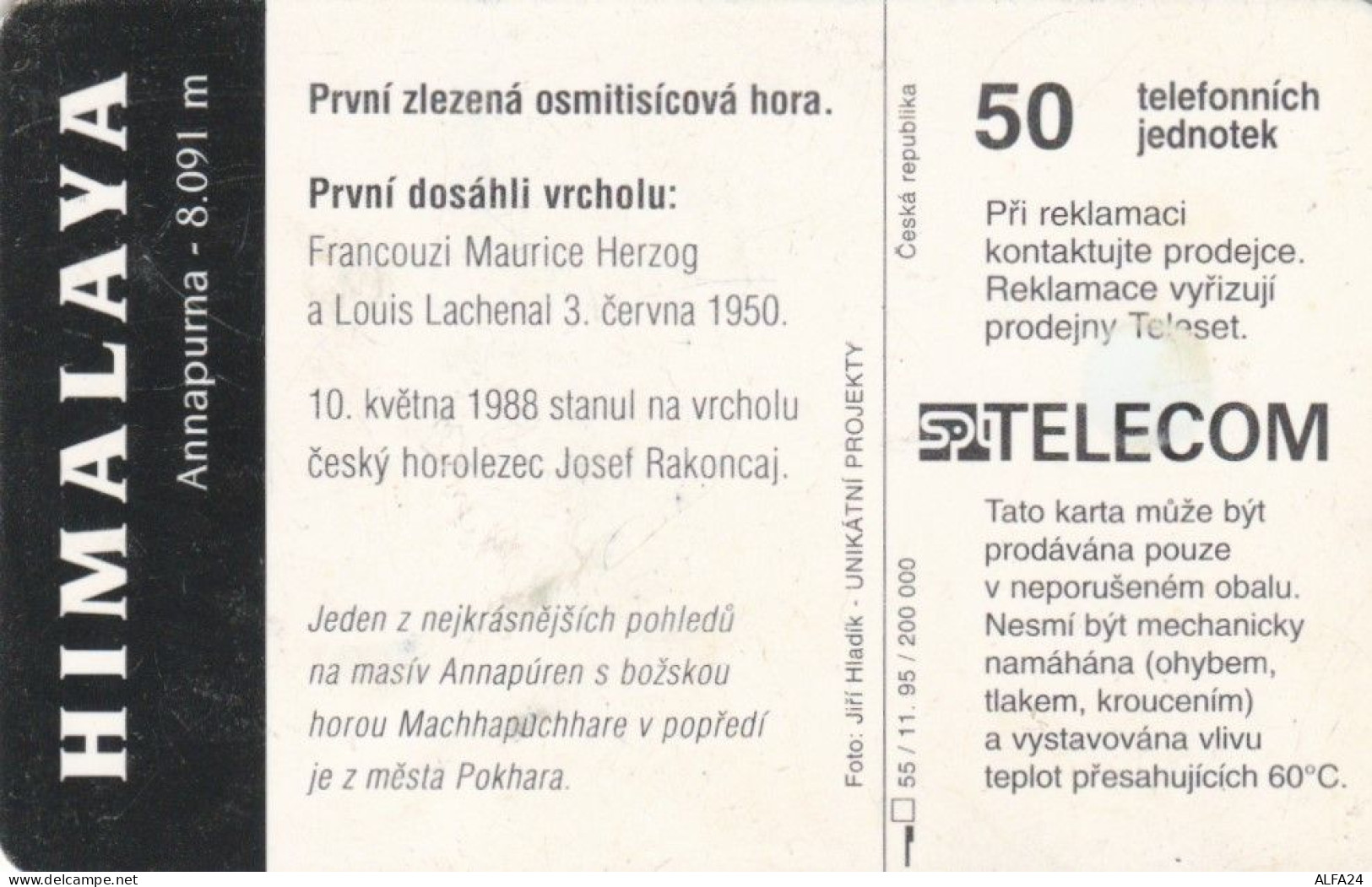 PHONE CARD REPUBBLICA CECA (J.52.4 - Czech Republic