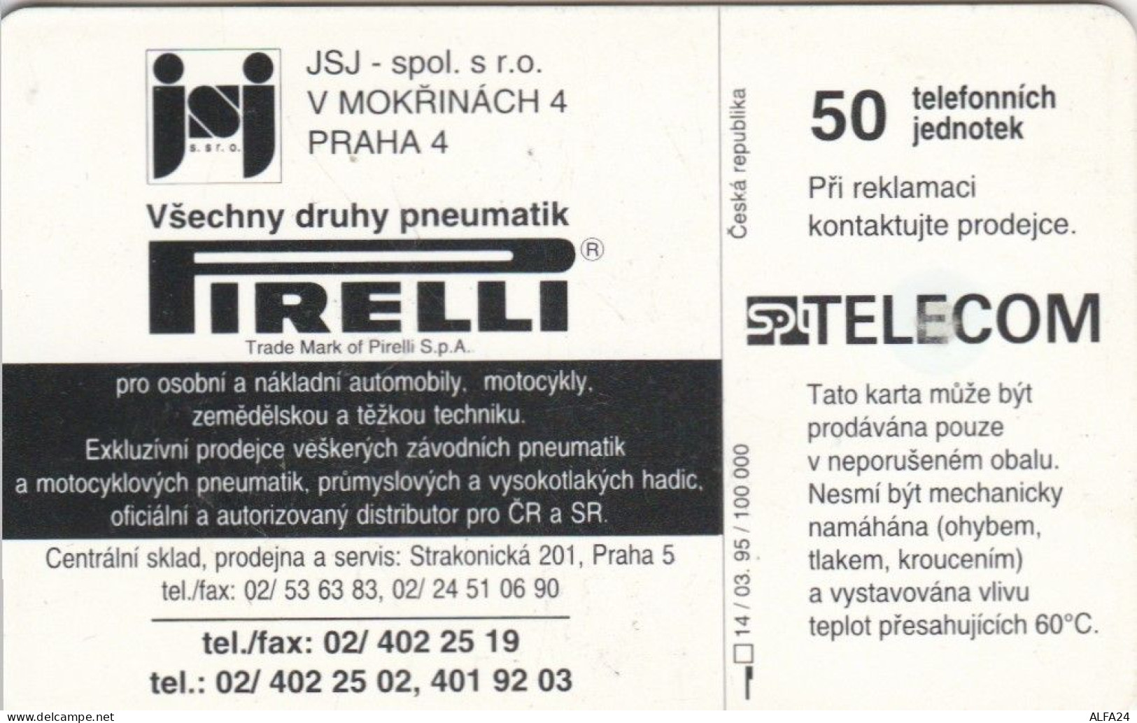 PHONE CARD REPUBBLICA CECA (J.26.4 - Czech Republic