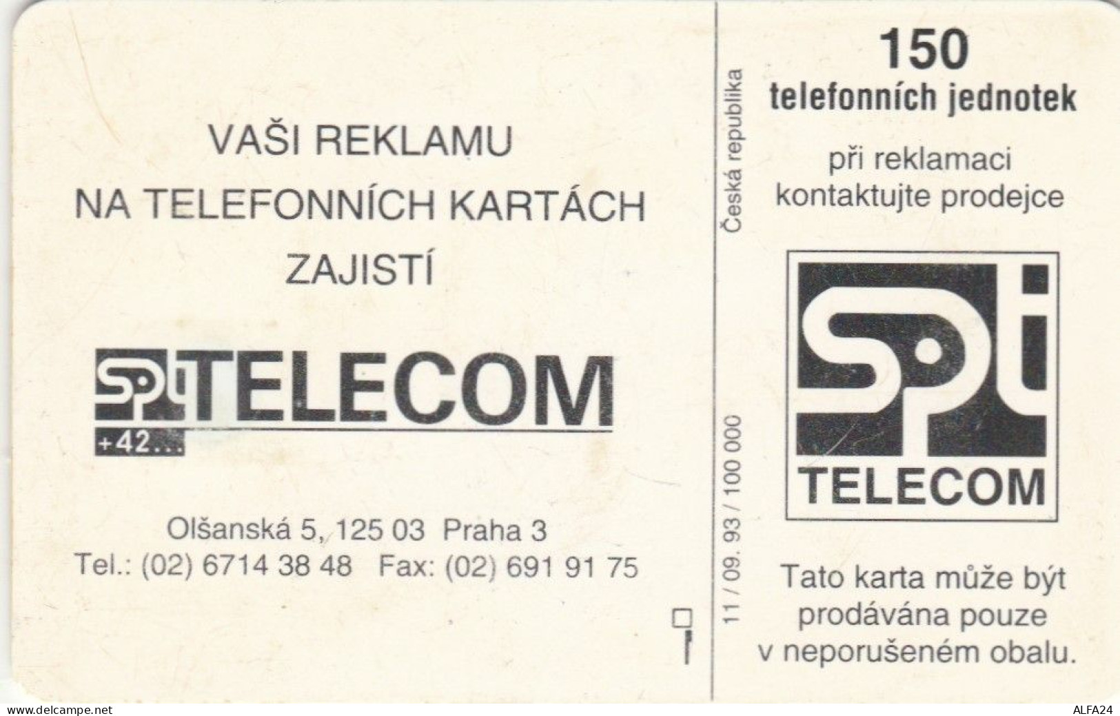 PHONE CARD REPUBBLICA CECA (J.24.8 - Tchéquie