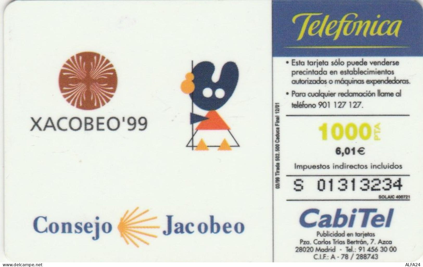 PHONE CARD SPAGNA (J.23.8 - Commémoratives Publicitaires