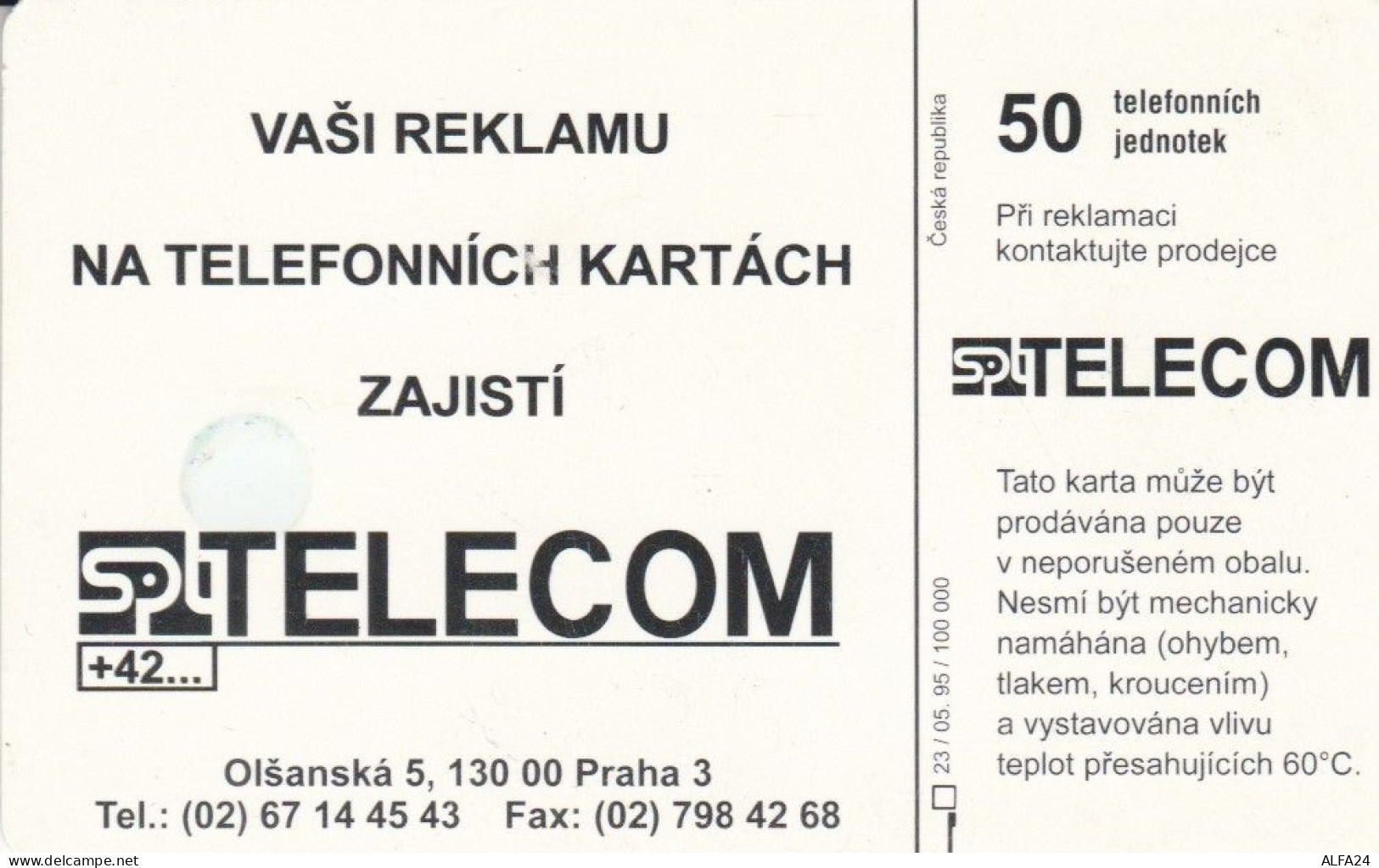 PHONE CARD REPUBBLICA CECA (J.24.6 - Tschechische Rep.