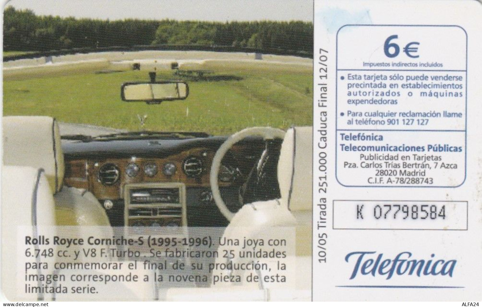 PHONE CARD SPAGNA (J.22.2 - Commemorative Advertisment