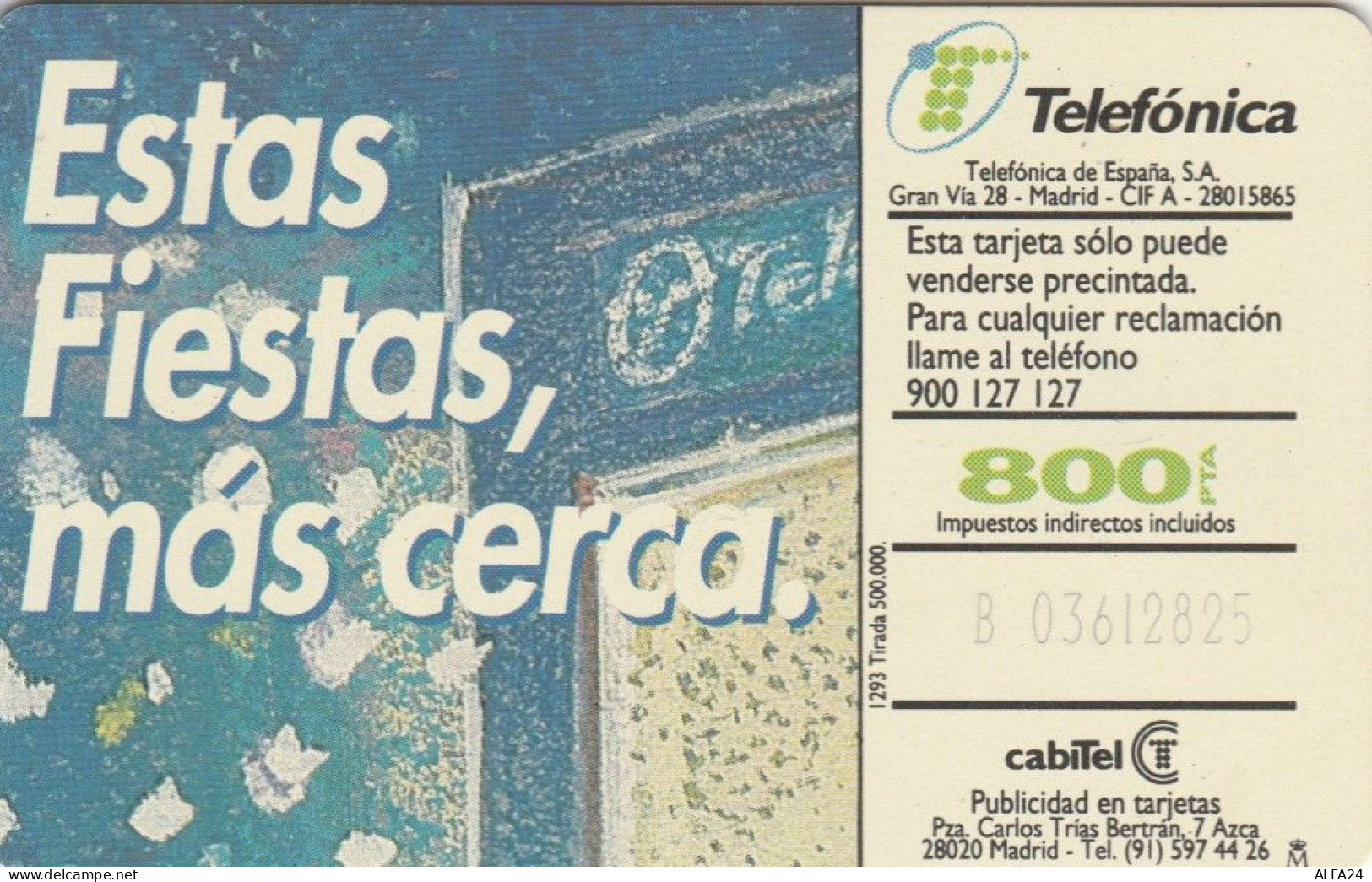 PHONE CARD SPAGNA (J.13.3 - Commemorative Advertisment