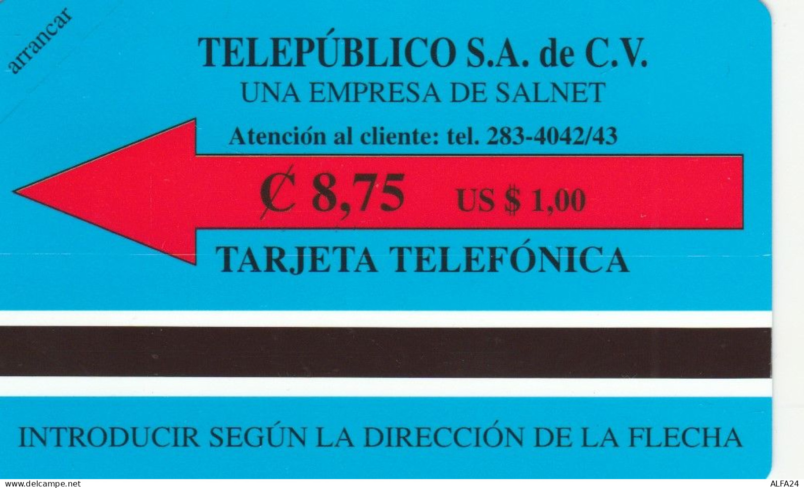PHONE CARD EL SALVADOR  URMET NEW (E56.40.7 - El Salvador