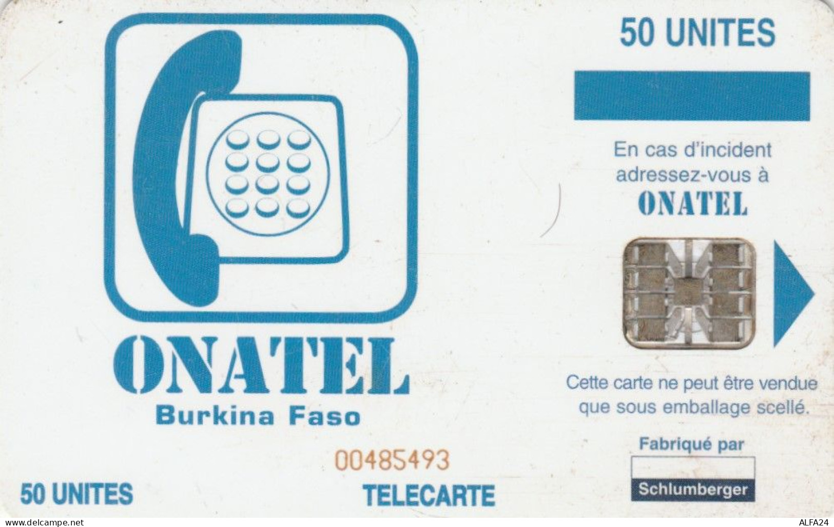 PHONE CARD BURKINA FASO (E54.11.2 - Burkina Faso