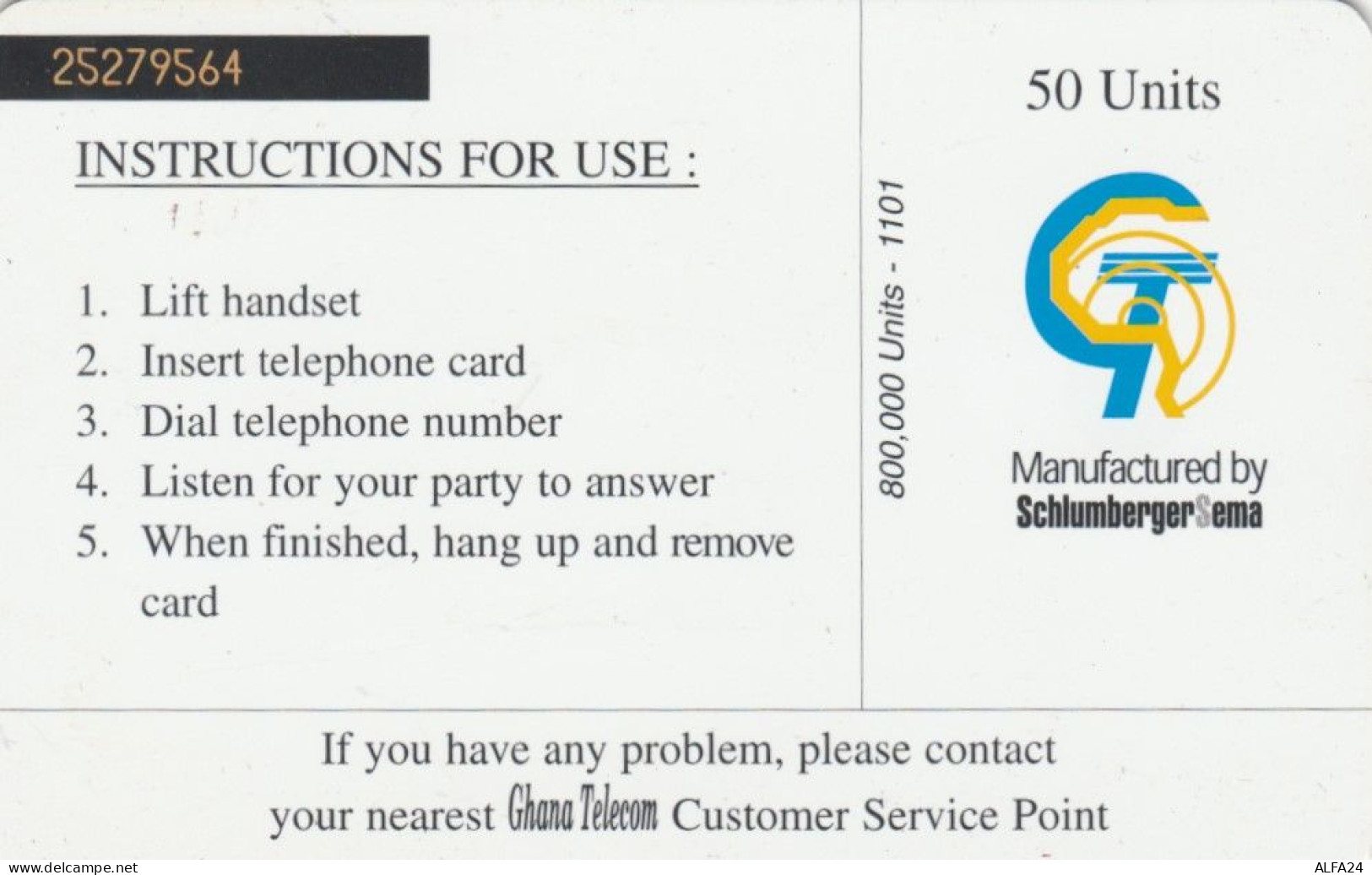 PHONE CARD GHANA (E54.5.6 - Ghana