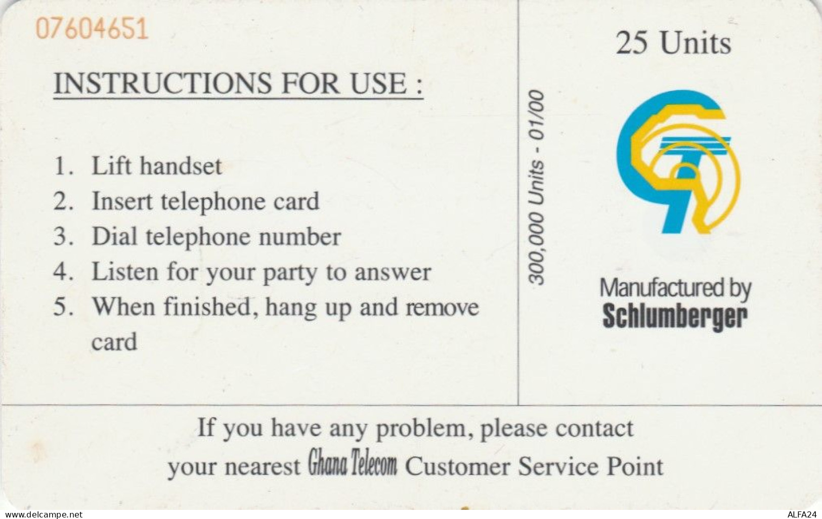 PHONE CARD GHANA (E54.4.8 - Ghana