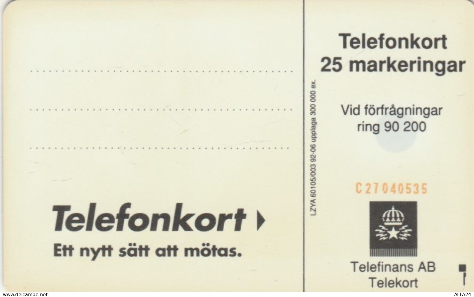 PHONE CARD SVEZIA (E53.47.5 - Sweden