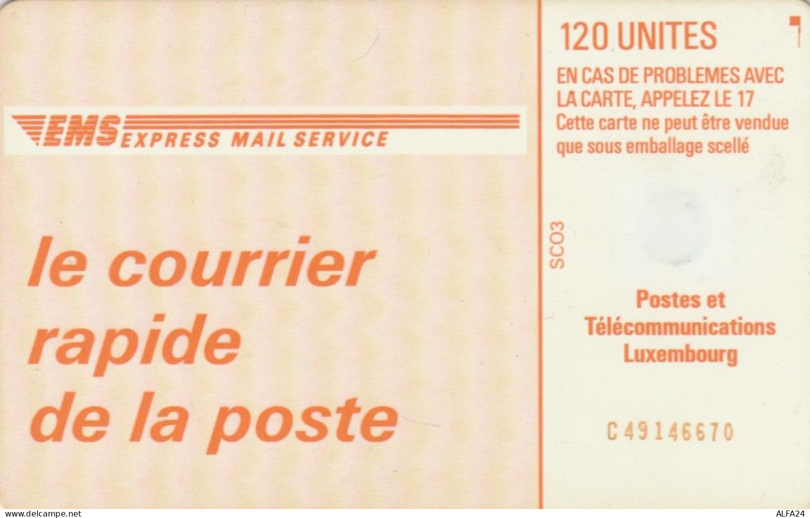 PHONE CARD LUSSEMBURGO (E53.43.4 - Luxemburgo