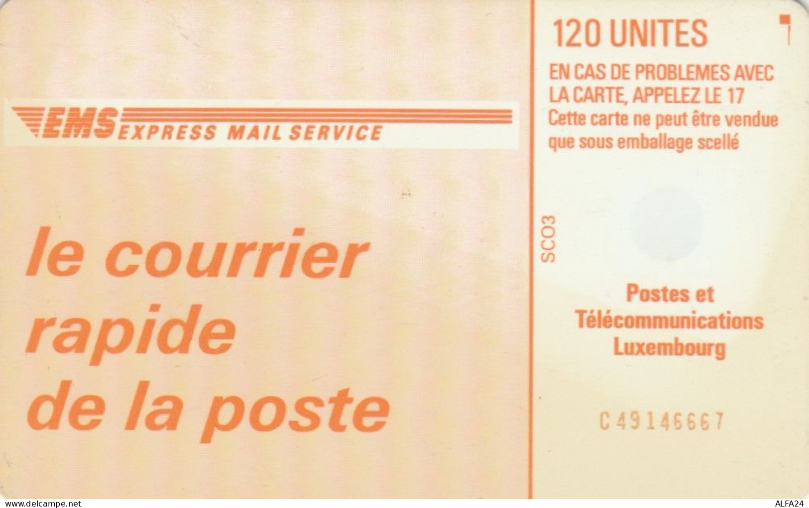 PHONE CARD LUSSEMBURGO (E53.41.6 - Luxemburgo