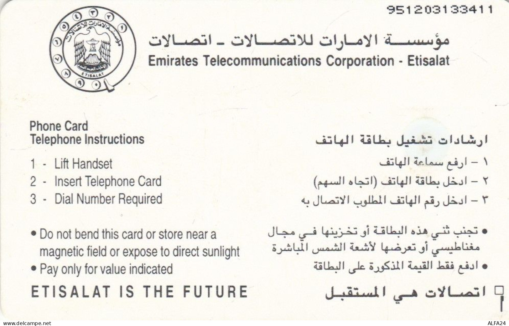 PHONE CARD EMIRATI ARABI (E53.19.6 - United Arab Emirates