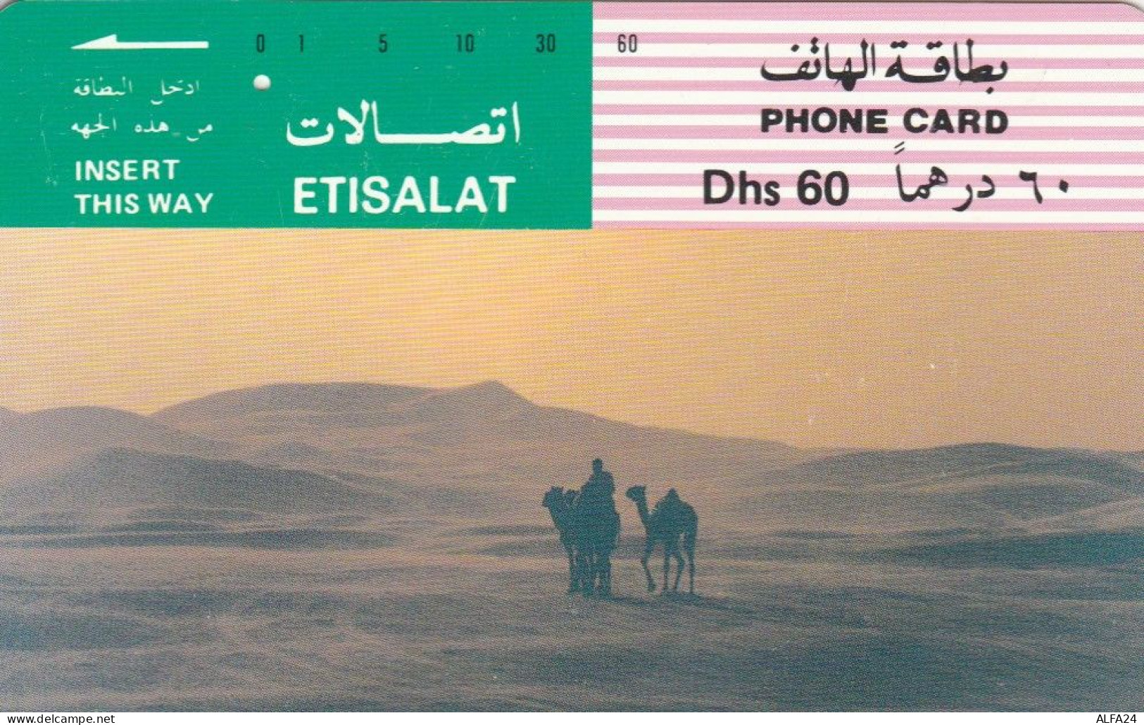 PHONE CARD EMIRATI ARABI (E53.17.2 - Ver. Arab. Emirate