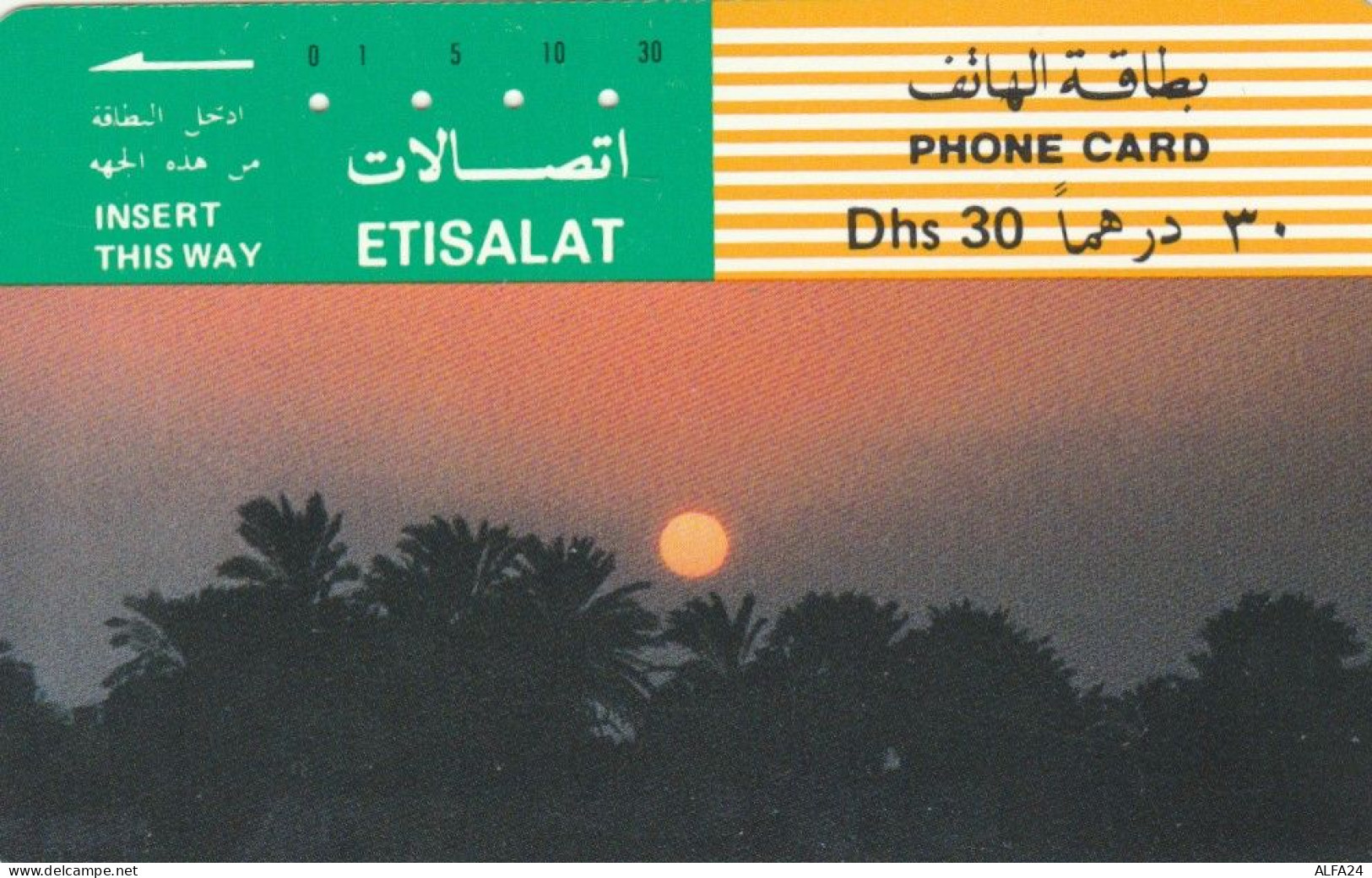 PHONE CARD EMIRATI ARABI (E53.16.5 - Ver. Arab. Emirate