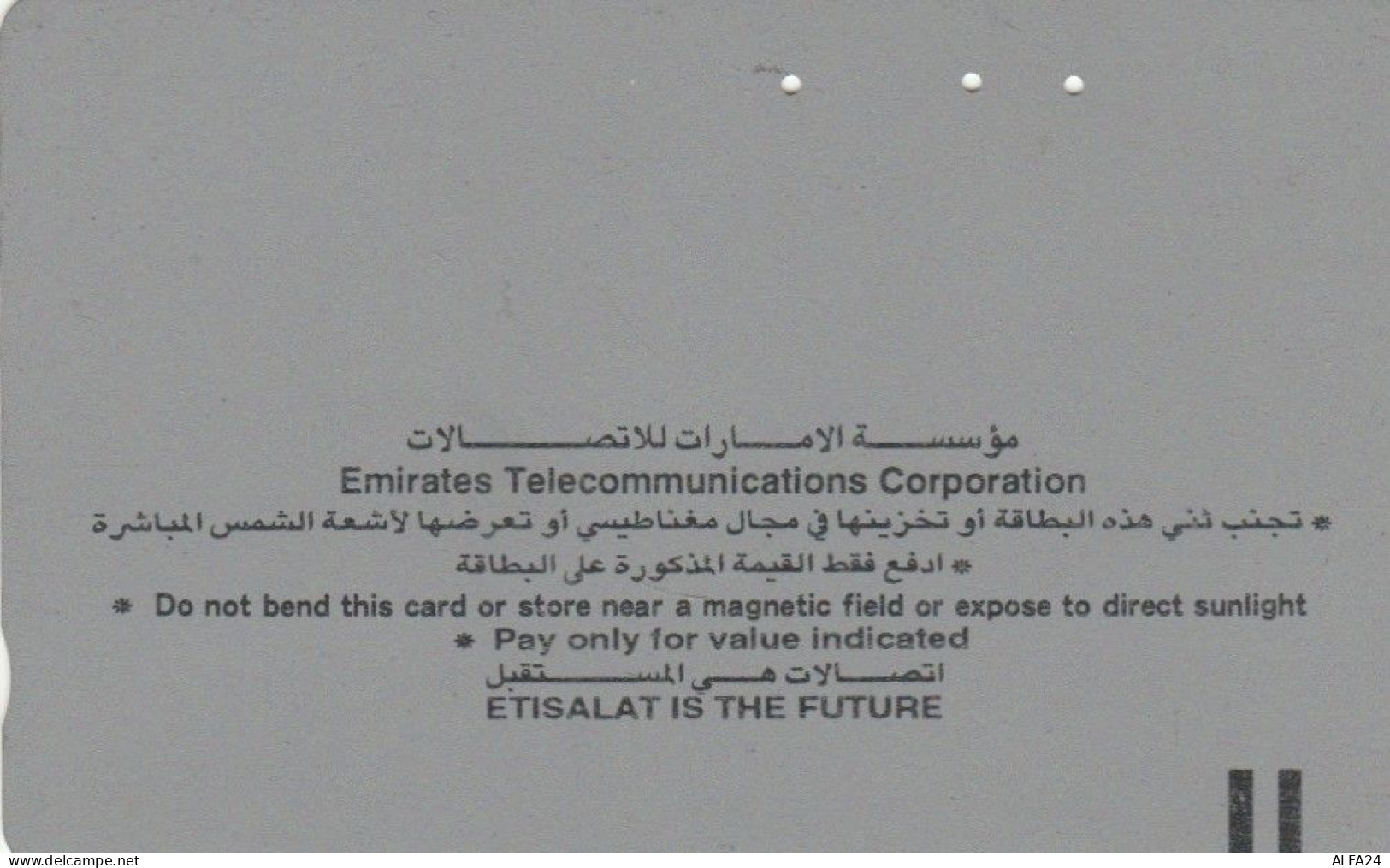 PHONE CARD EMIRATI ARABI (E53.16.3 - Emirats Arabes Unis