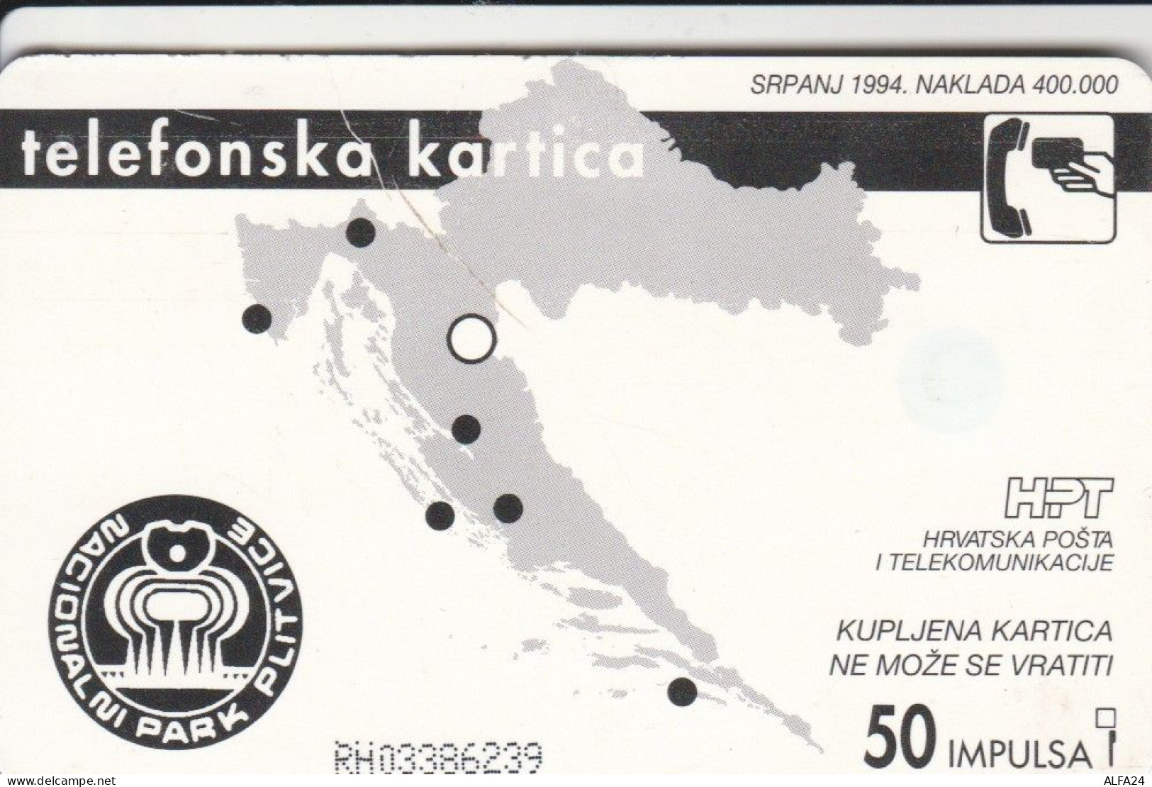 PHONE CARD CROAZIA (N.52.5 - Kroatien