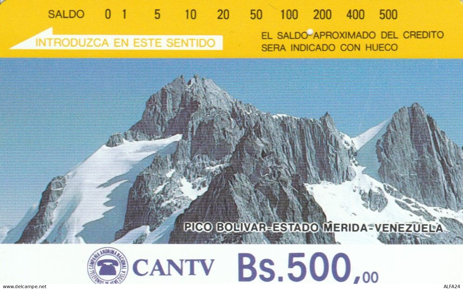 PHONE CARD VENEZUELA (N.50.7 - Venezuela