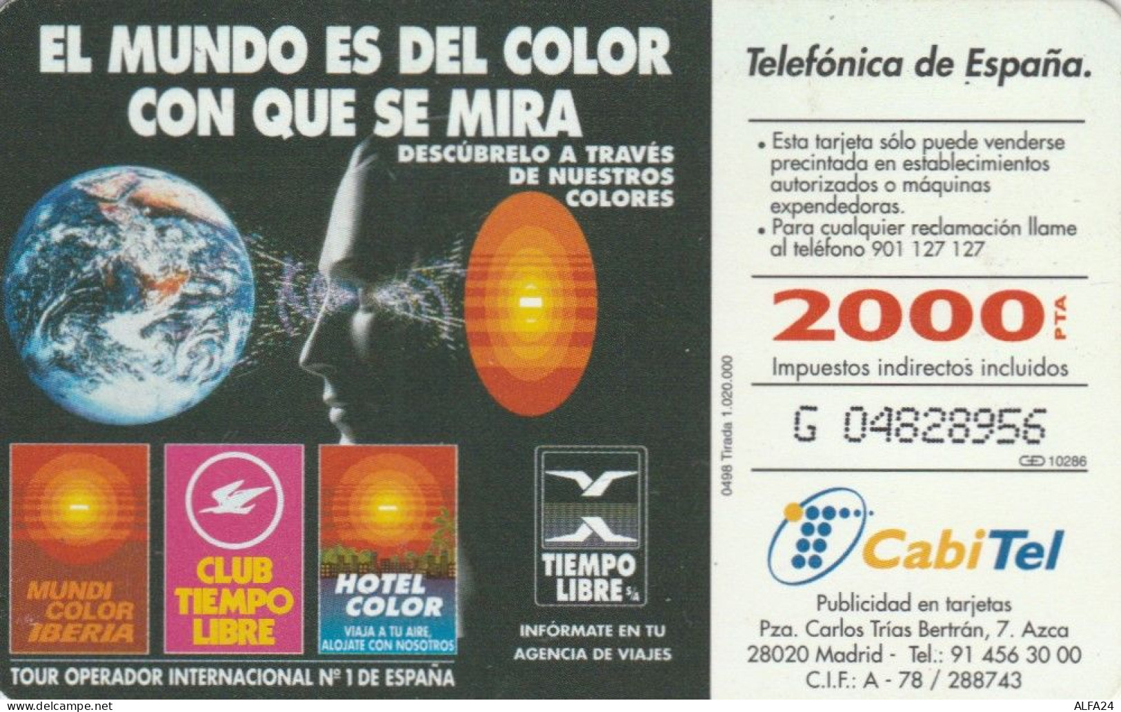 PHONE CARD SPAGNA (N.40.4 - Commemorative Advertisment