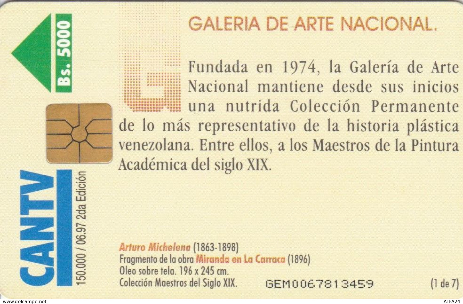 PHONE CARD VENEZUELA (N.22.8 - Venezuela