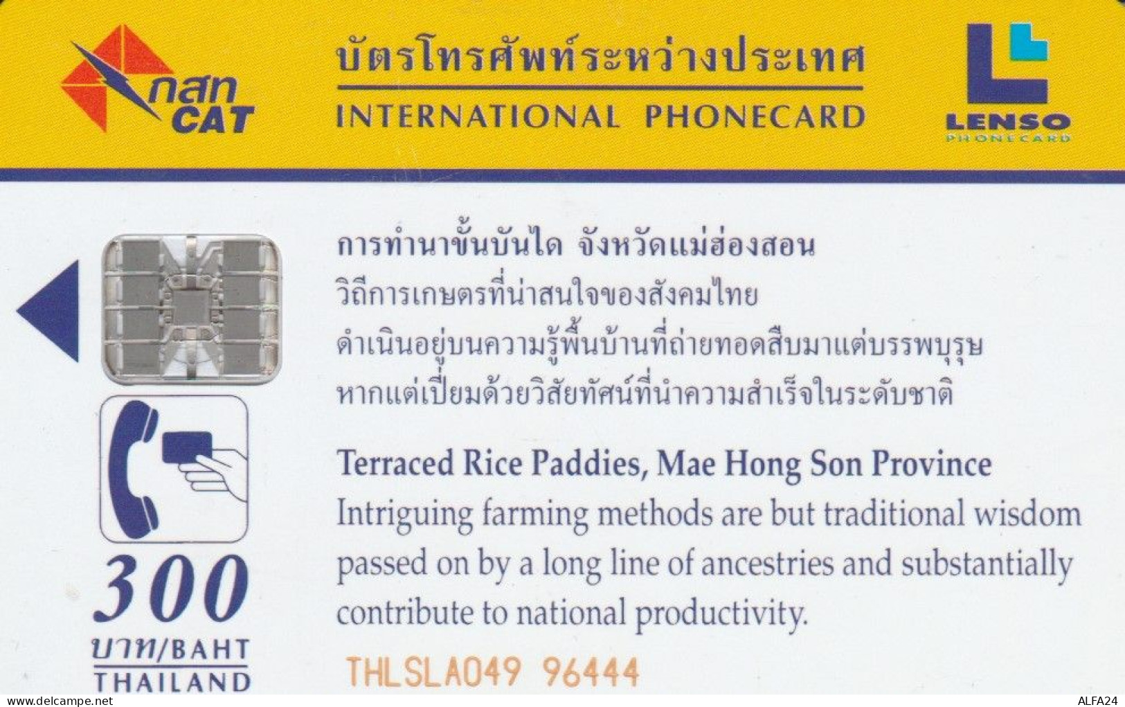 PHONE CARD TAILANDIA (N.20.6 - Tailandia