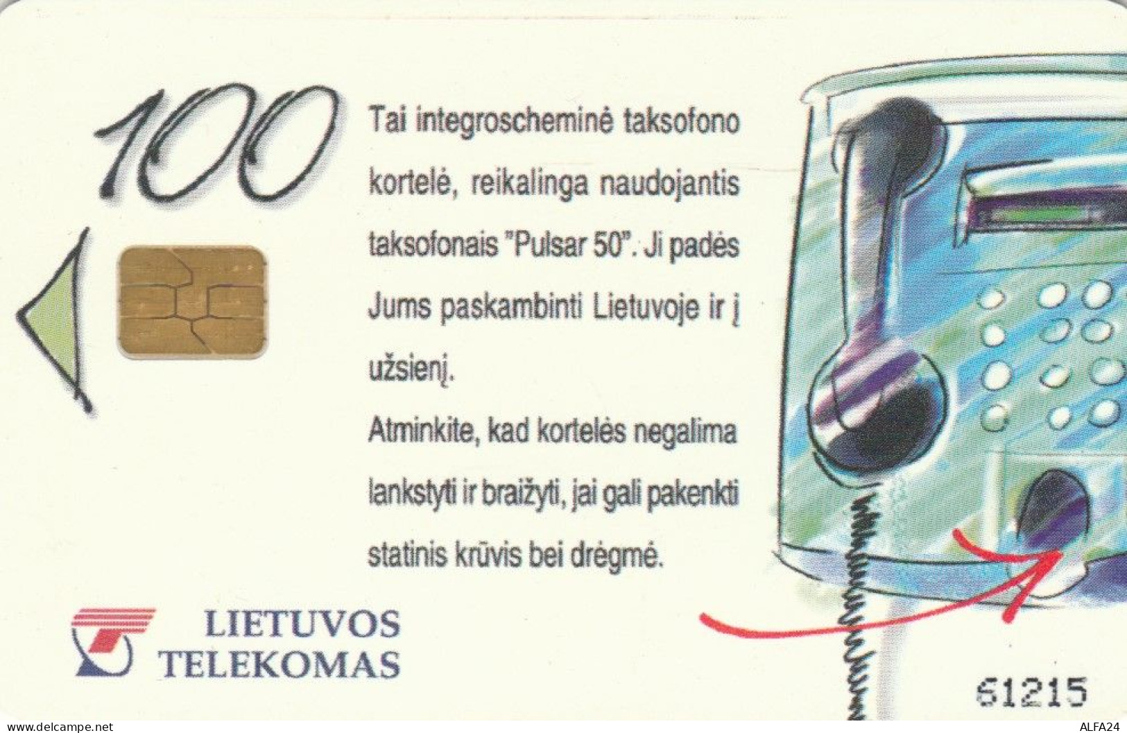 PHONE CARD LITUANIA (N.2.5 - Litouwen