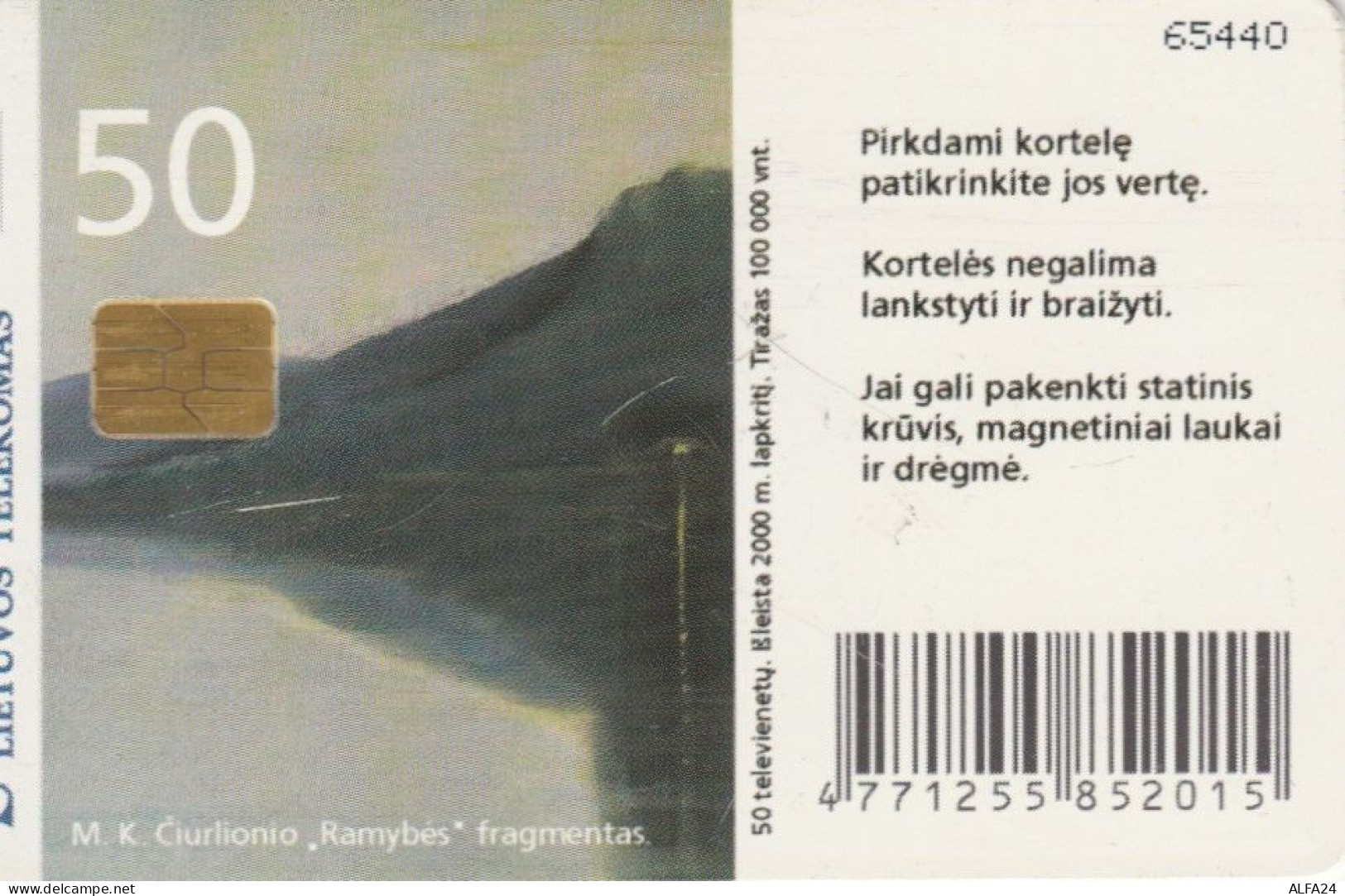 PHONE CARD LITUANIA (N.1.7 - Lituanie