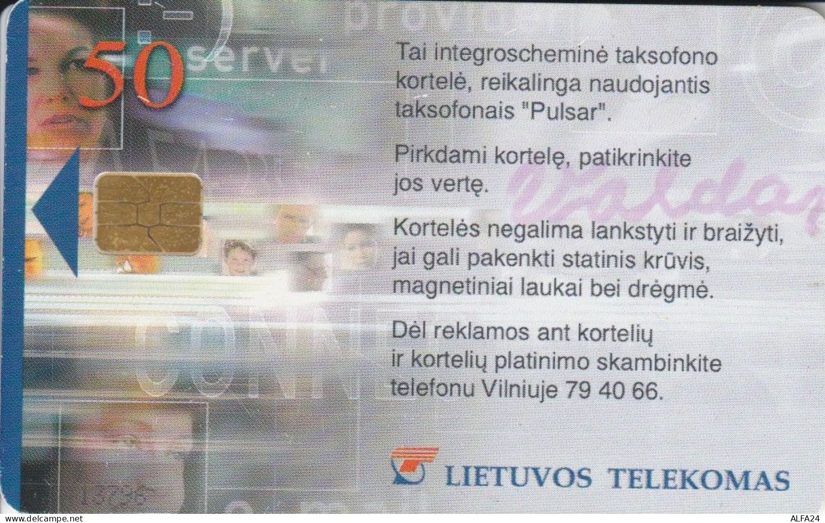 PHONE CARD LITUANIA (N.1.5 - Lituanie