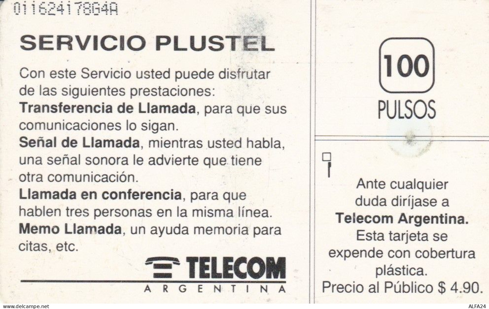 PHONE CARD ARGENTINA (M.59.4 - Argentine