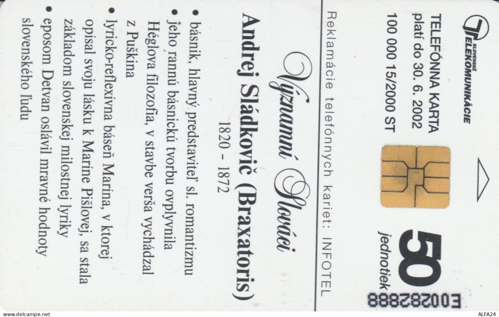 PHONE CARD SLOVACCHIA (M.56.3 - Slovakia