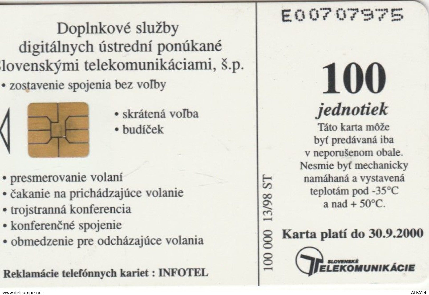 PHONE CARD SLOVACCHIA (M.55.1 - Slowakije