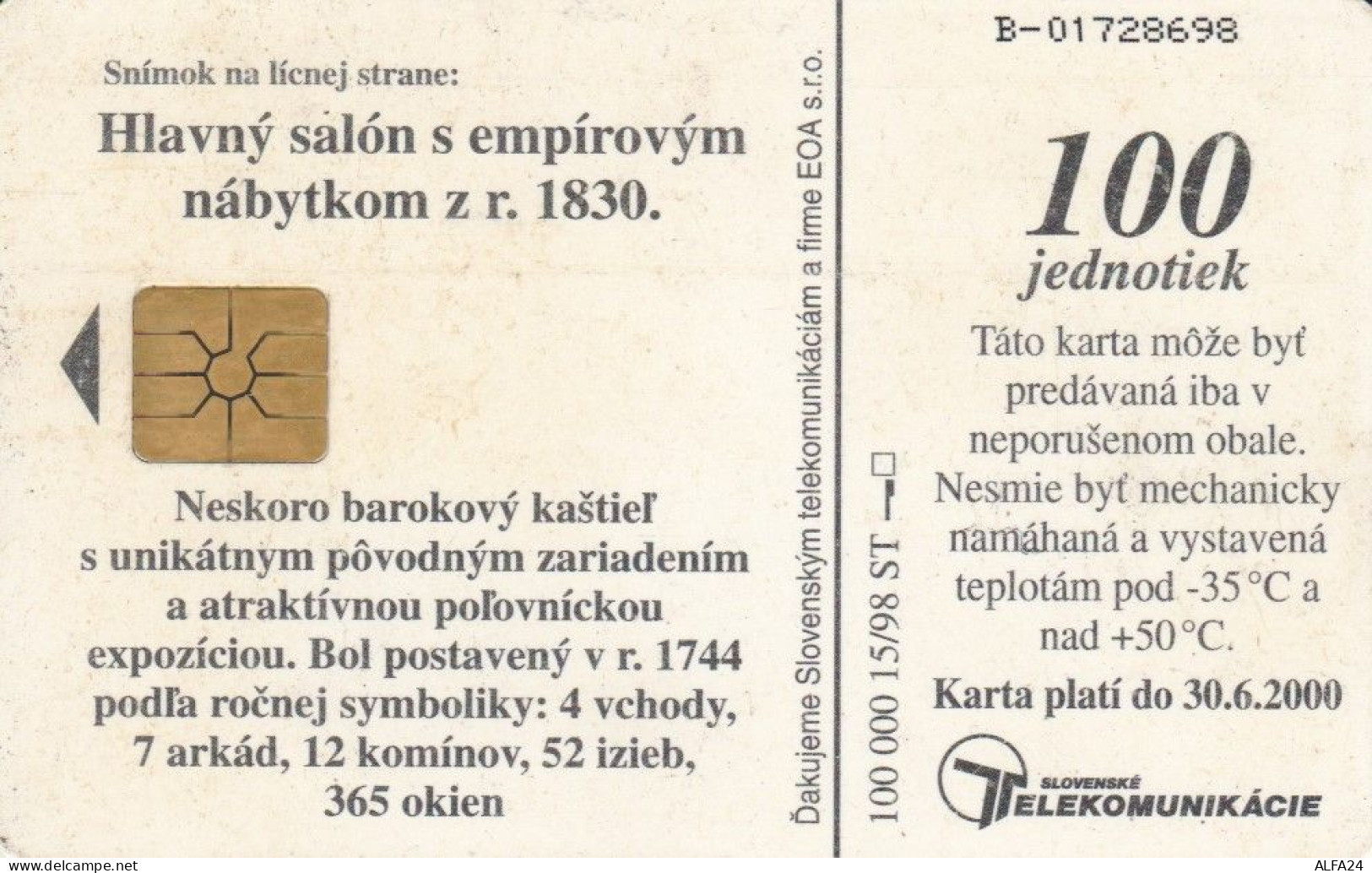 PHONE CARD SLOVACCHIA (M.54.7 - Slovakia