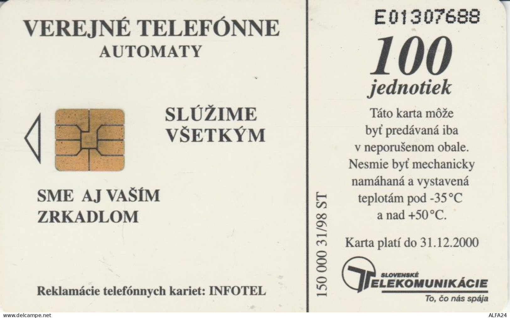 PHONE CARD SLOVACCHIA (M.53.2 - Slovacchia