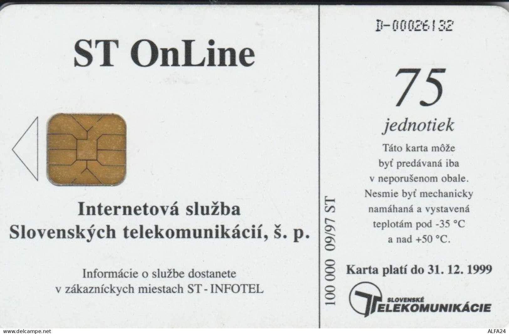 PHONE CARD SLOVACCHIA (M.38.5 - Slovakia
