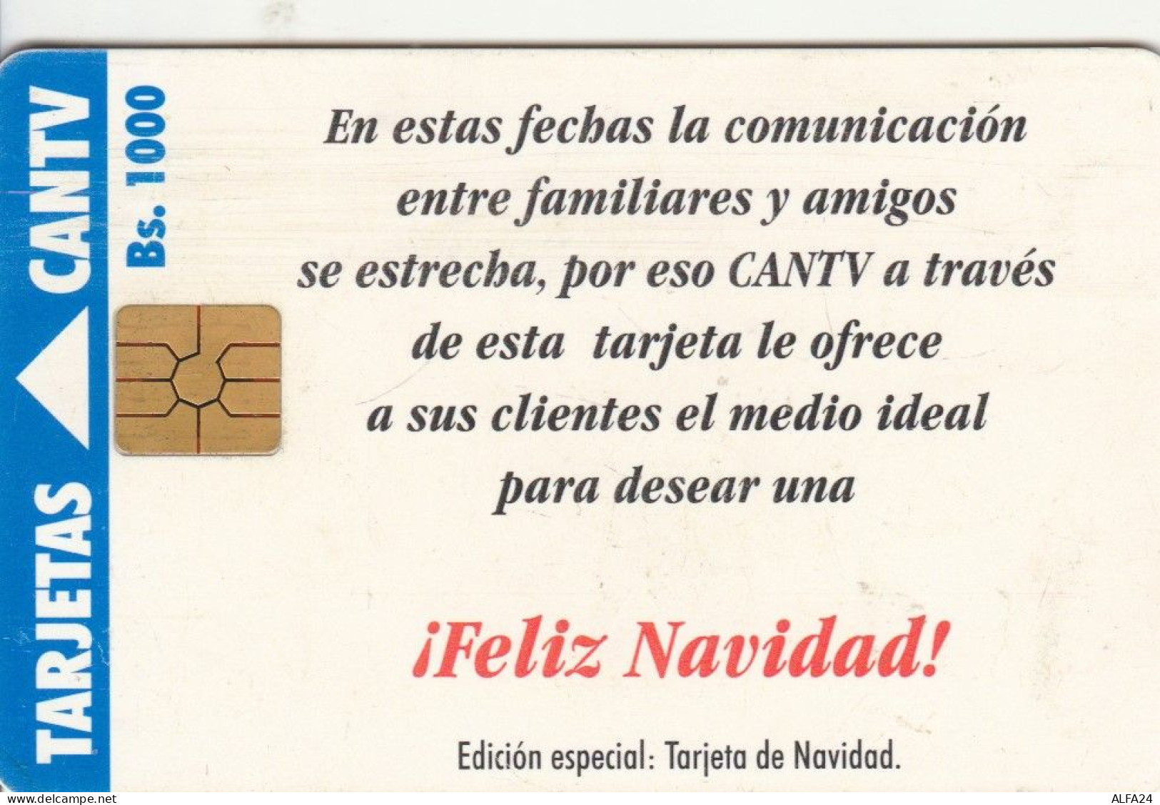 PHONE CARD VENEZUELA (M.27.2 - Venezuela