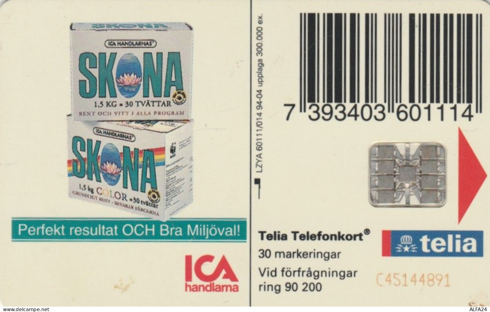 PHONE CARD SVEZIA (M.16.7 - Svezia