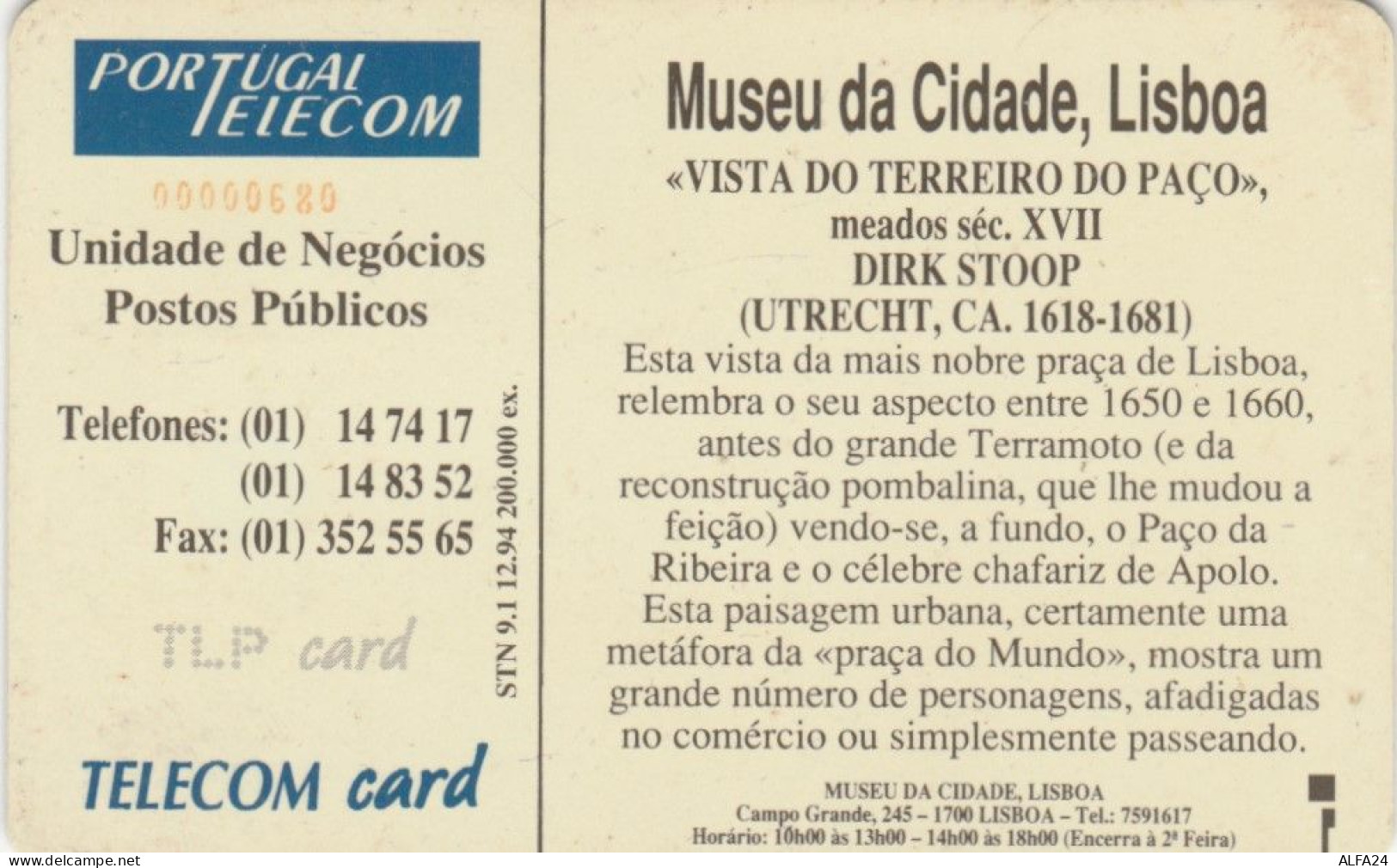 PHONE CARD PORTOGALLO (M.12.6 - Portugal