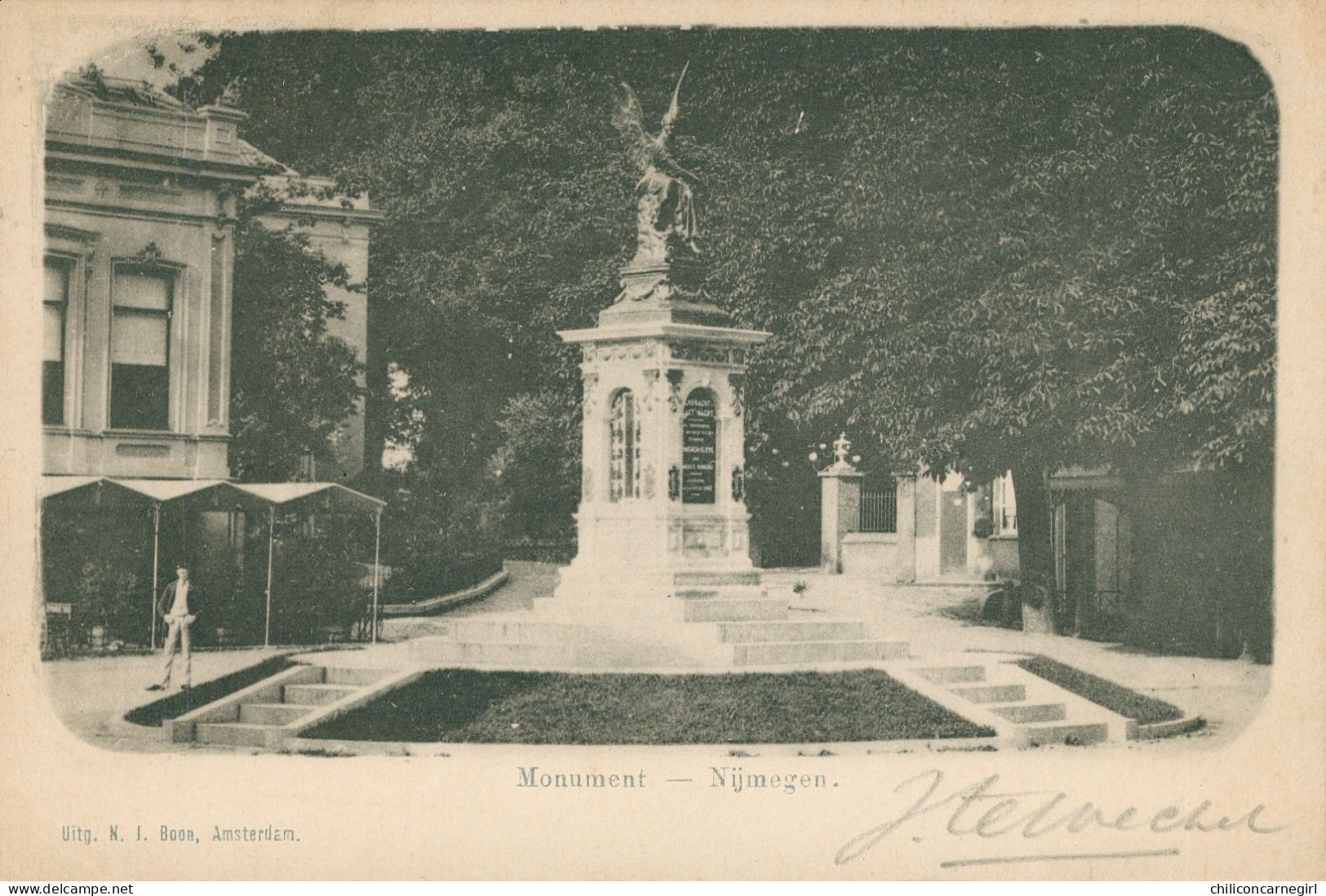 * NIJMEGEN - Monument - Animée - Uitg. N.J. BOON - 1900 - Nijmegen