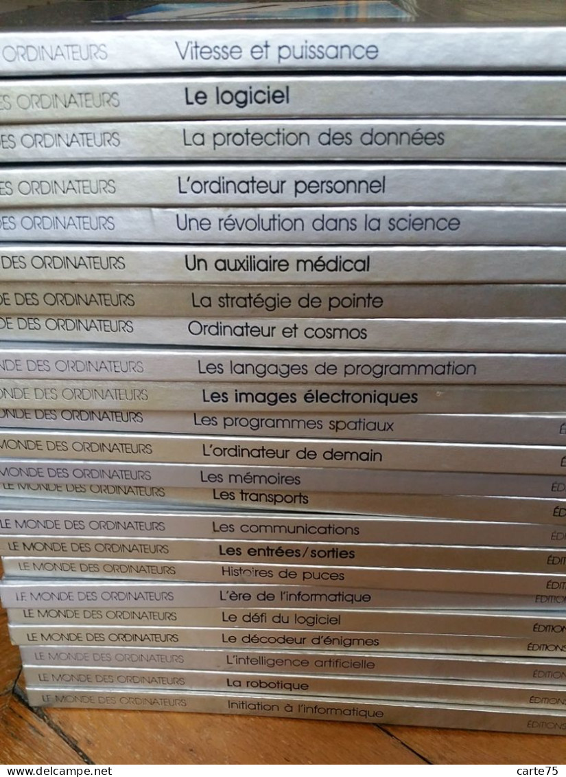Encyclopédie Time - Life, Le Monde des Ordinateurs, 23 tomes, complet, time life computer french edition