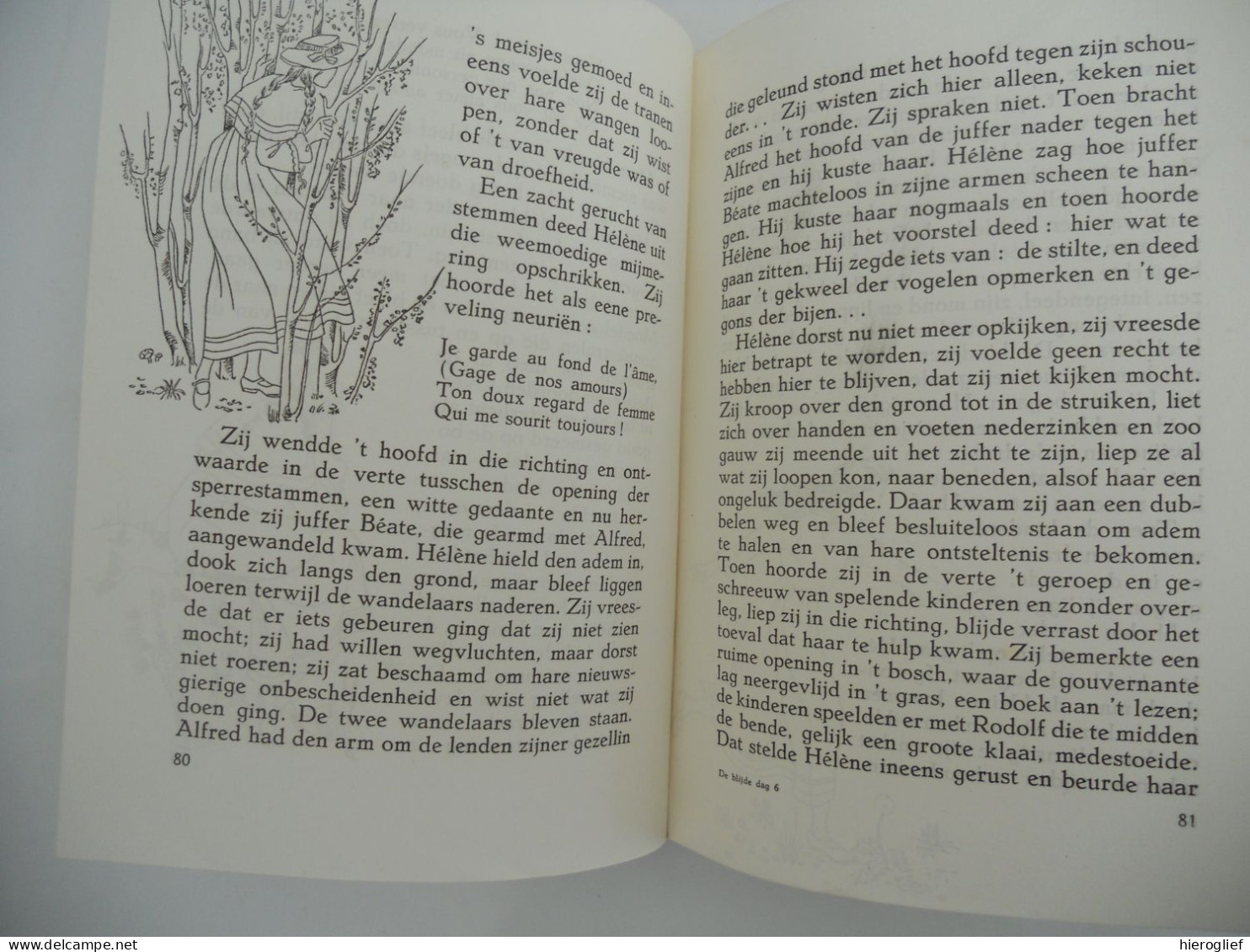 DE BLIJDE DAG Door Stijn Streuvels Heule Kortrijk Ingooigem Anzegem Frank Lateur / Illustraties M. Van Coppenolle 1944 - Literature