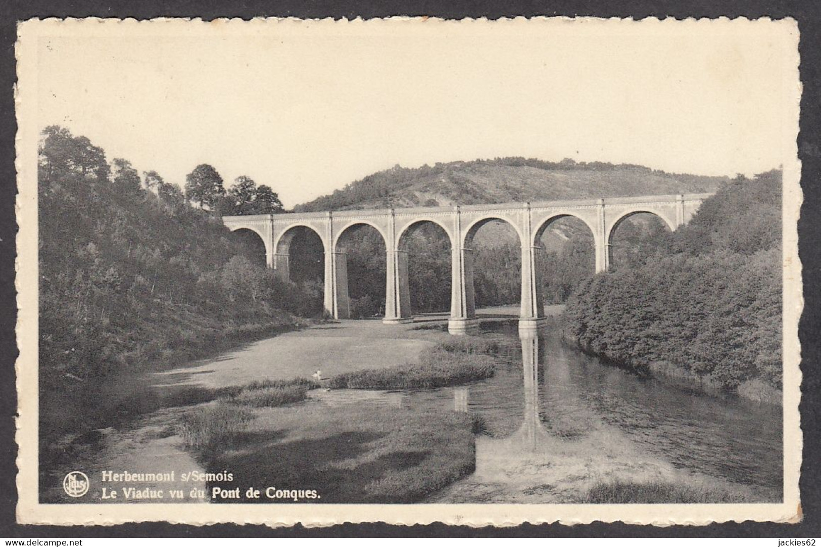 097729/ HERBEUMONT, Le Viaduc Vu Du Pont De Conques - Herbeumont