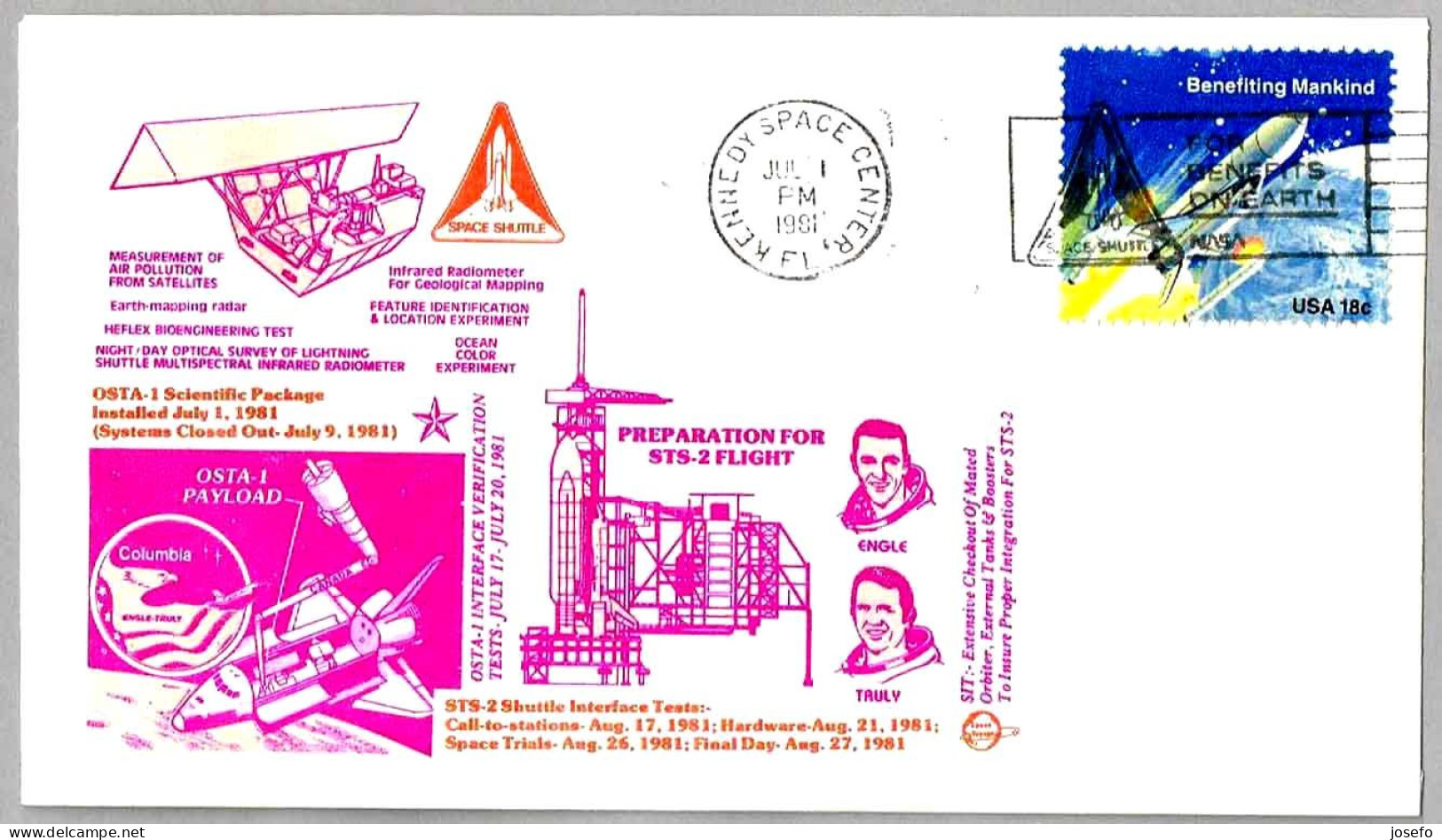 SPACE SHUTTLE - PREPARATION FOR STS-2 FLIGHT. Kennedy Space Center FL 1981 - Amérique Du Nord