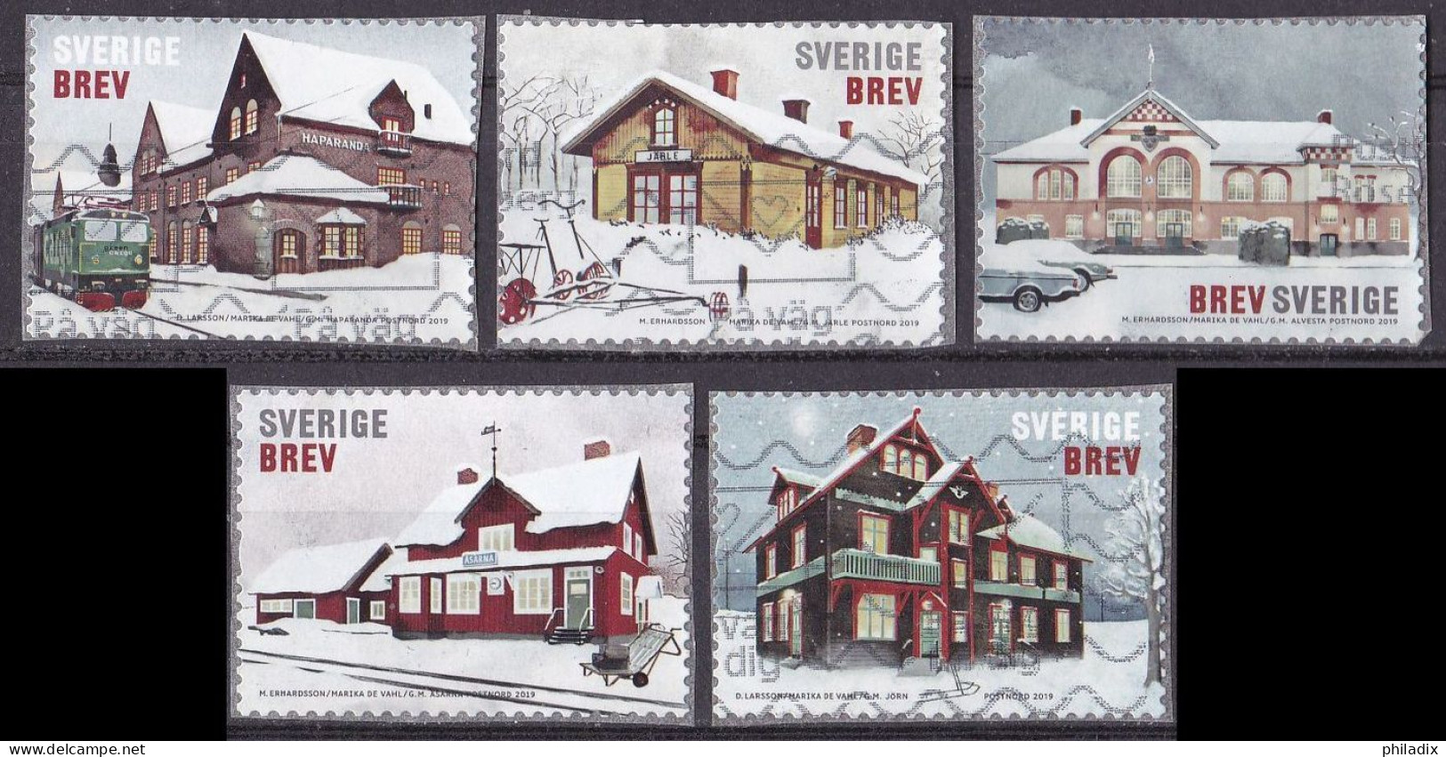 Schweden Satz Von 2019 O/used (A1-11) - Usados